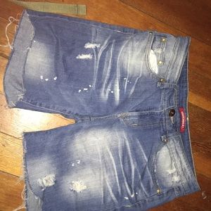 Distressed Shorts